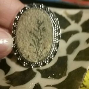 🆕️ Psilomelane 925 sterl. silver ring